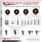 Service Caster 5 Inch High Temp Glass Filled Nylon 34 Inch Threaded Stem Caster Set 2 Brakes SCC SCC-TS20S514-GFNSHT-34212-2-TLB-2 - alternate 2